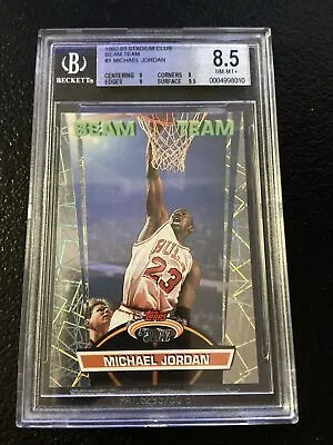 1992-93 Stadium Club - Beam Team #1 Michael Jordan BGS 8.5 • $190.50