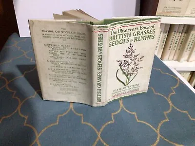 Observers Book Of British Grassessedges And Rushes 1st Edition 1942 • £24.99