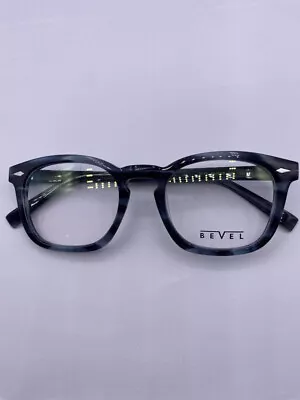 Bevel 3719 Husky Mood Blue Unisex Eyeglasses Frames Size 48-18-135 • $299.99