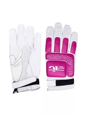 Official JT Racing Vintage Racing Gloves Pink BMX/Motocross 100% Leather M/L/XL • $77.42