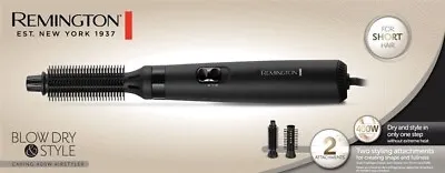Remington Hot Hair Brush SHORT HAIR 19mm 25mm Air Styler Curler Dry Style Shape • £21.89