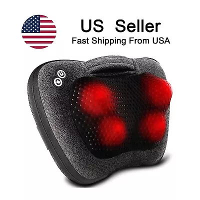 Back Massager Neck Massager With Heat Massage Pillow • $29.99