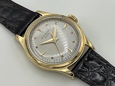 Patek Philippe 2508 Calatrava 18K Gold Watch Vintage 1956 Box & Archive Paper • $27999