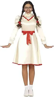 £19.37 • Buy Womens Annabelle Doll Style Dress Halloween Horror Fancy Dress Costume