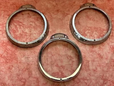 3 Studebaker Headlight Bezels 1949-1953 Truck 1947-1949 Champion 1 Very Nice • $69.50