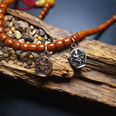 GandhanraTibetan AmuletKurukulla Pendant Mother Buddha KuruMalaPrayer Beads • $19.99