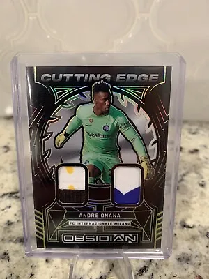 202-23 Obsidian Soccer Andre Onana Cutting Edge Patch /10 Man United • $40