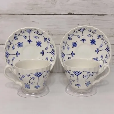 Myott Finlandia Staffordshire England Tea Cups & Saucers- Mint • $30