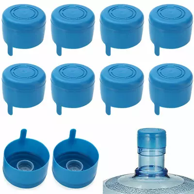 10 Reusable Water Bottle Snap On Cap For 5 Gallon Lid Jugs No Spill Cover • $6.65