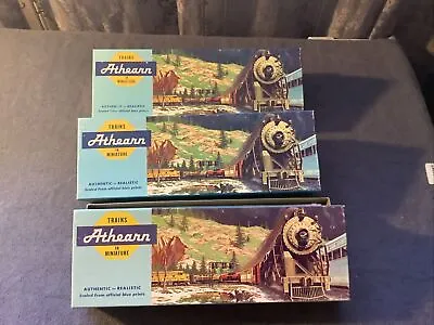 Athearn 1791 & 1801 Santa Fe Passenger Cars # 606 & 3406 HO Scale Used In Boxes • $44.90