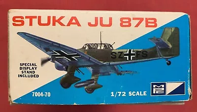 1/72 Junkers Ju 87B '3 Big Bonus' Features Series MPC   7004-70 • $15