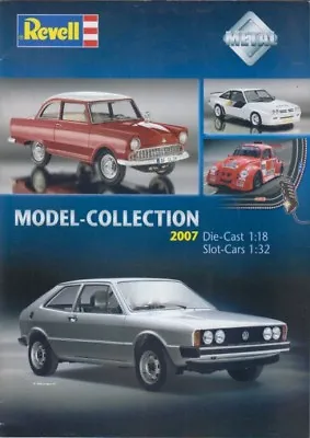 £8.99 • Buy Revell 1:18 Die-cast Models & 1:32 Slot Cars Orig. 2007 Product Range Catalogue