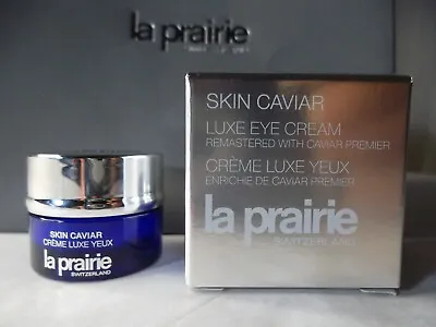 La Prairie Skin Caviar Luxe Eye Cream 0.10oz / 3ml Deluxe NIB • $29.98