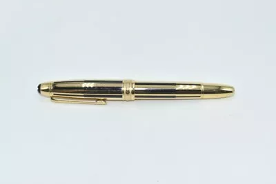 Montblanc Meisterstuck XF1562813 18k Gold Plated Black Fountain Pen 4810 Nib • $949.05