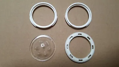 Savic Hamster Cage  3 X  Rings / 1 X End Stop.  White.  Only £7.99.  L@@K.  • £7.99