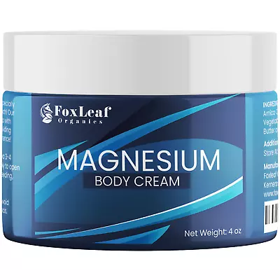 Magnesium Cream - Support For Sleep Leg Cramps Joints & Muscle Soreness • $24.95