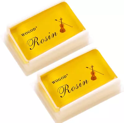 Rosin Violin Rosin Light Low Dust Rosin 2 Pack For Bows For Violin Viola And Ce • $7.75