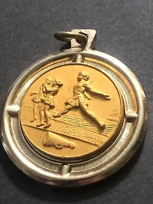 1960s Vintage Team CHEERLEADING Medal Award Cheerleader Pendant Charm • $14.98