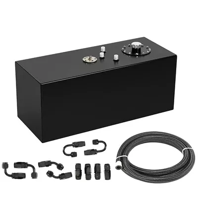 19 Gallon Top-feed Coated Fuel Cell Gas Tank+cap+level Sender+steel Line Kit • $151.99