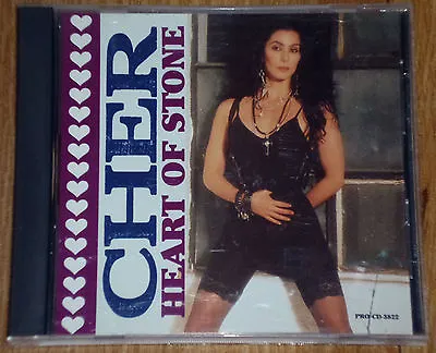 Cher - Heart Of Stone 1 Track Mega Rare Us Promo 1989 Cd Single Chr Version  • £29.99