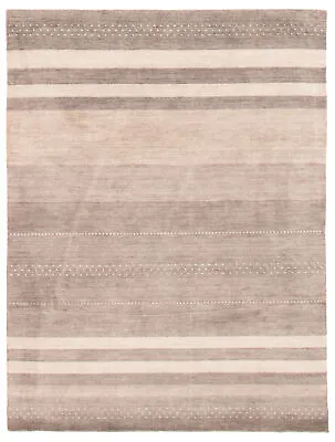 $332.80 • Buy Hand Knotted Gabbeh Carpet 4'10  X 6'7  Traditional Wool Area Rug