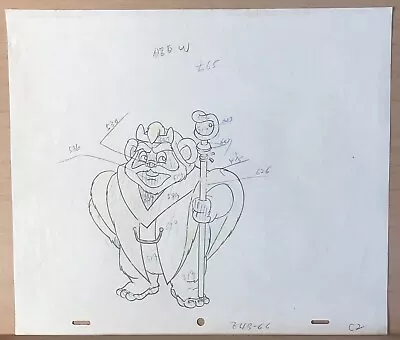 STAR WARS EWOKS Original Animation Production Art Drawing NELVANA • $17.02