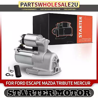 Starter Motor For Mazda Tribute Mercury Mariner Ford V6 3.0L 1.4KW 12V CCW0 22T0 • $64.99