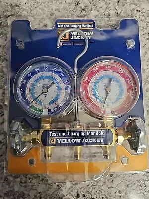 Yellow Jacket Series 41 3-1/8  Gauges Test And Charging Manifold (42005) • $61