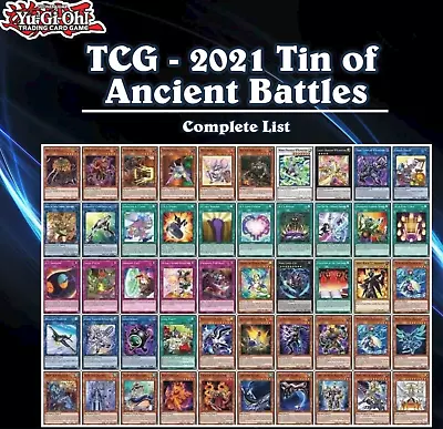 Yugioh! ~ MP21 ~ Tin Of Ancient Battles ~ Pick Your Card! - Complete Your Deck! • $3