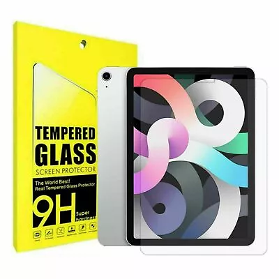 Tempered Glass Screen Protector For Apple IPad Air 10.9-inch 2020 4th Generation • £5.99