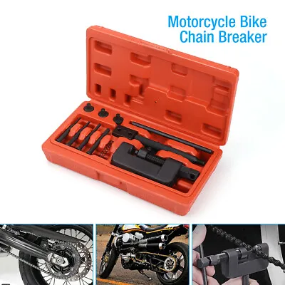 Motorcycle Bike Drive Cam Chain Breaker Splitter Link Riveter Riveting Tool Set • $20.99