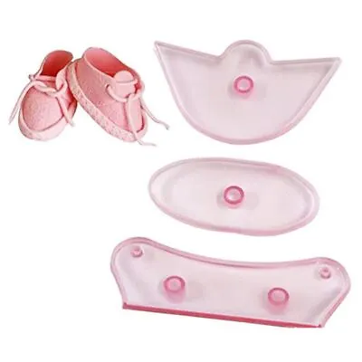 Children Baby Shoes 3D Cookie Cutter Kit - Booties Tools Cake Fondant Moulds • £4.79