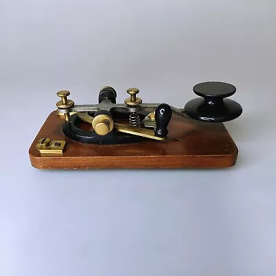 I F Knott Apparatus Co Antique Morse Code Telegraph Key • $99.99