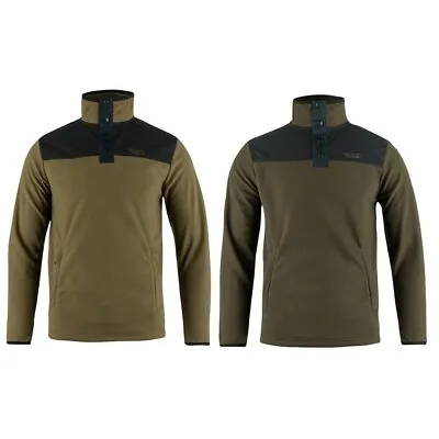 Jack Pyke Snap Neck Fleece Top Pullover Jumper Men's Country Hunting Shooting • £23.95