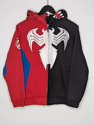 CLH CREATING LIMITLESS HEIGHTS VENOM/SPIDERMAN Hoodie RARE Marvel Men's M/L • £125.23