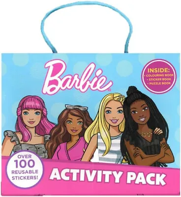 Barbie Movie Activity Pack Colouring Book Puzzle Fun Craft Sticker Set • £6.99