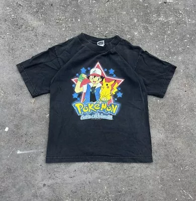 Vintage 1999 Nintendo Pokemon Gotta Catch Em All Shirt Youth M Pikachu • $15