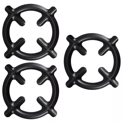  3 Pcs Hob Pot Rack Cooking Utensils Coffee Stands Kitchen Gadget • £9.45