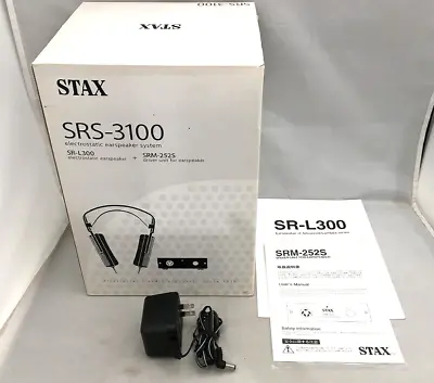 $569.99 • Buy Used STAX SRS-3100 Condenser Ear Speaker System SRM-252S  Driver Unit AC100V