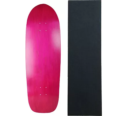 Moose Skateboards Old School 10  X 33  Stained Pink Blank Skateboard Deck + Grip • $34.95