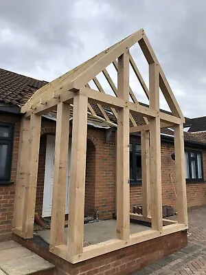 Bespoke Green Oak Frame Porch Canopy • £1750