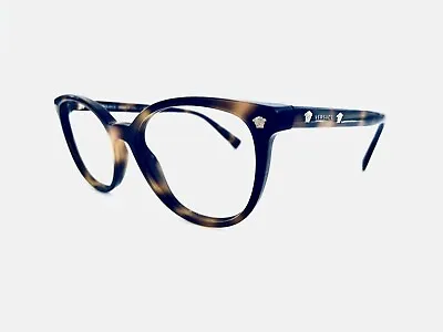 Versace Tortoise Oval Gold Medusa Temples Italy MOD 3256 5264 52 17 140 • $131.25