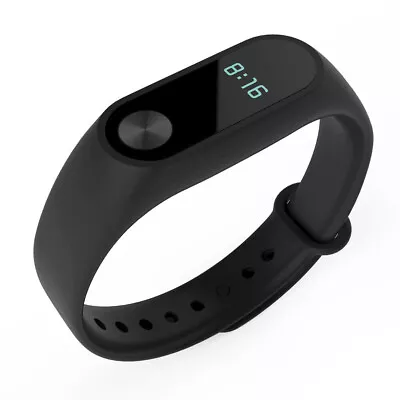 Replacement Wrist Strap Smart Bracelet Band For Xiaomi Mi Band 2 (Black) • £3.90