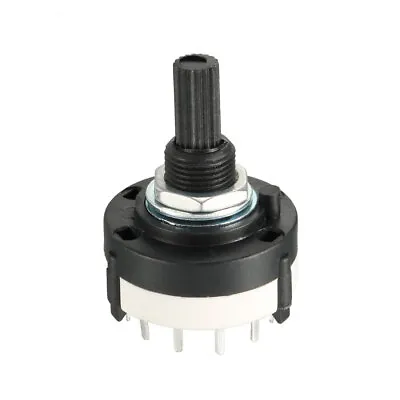 14Pin 2P6T 2Pole 6Position Selectable 1 Deck Band Channel Rotary Switch Selector • $12.65