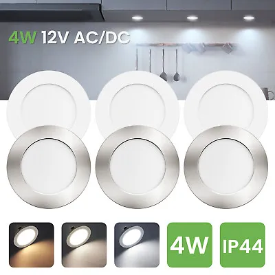 12V AC/DC Recessed LED Spot Ceiling Lights RV Camper Motorhome Boat Downlight 4W • £118.99