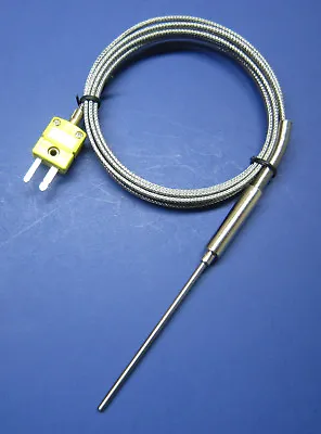 K-type Thermocouple Sensor High Temperature Stainless Steel Insertion Probe HT02 • $32.99
