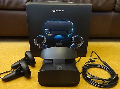 Oculus Rift S VR Virtual Reality PC Gaming Headset - Great BOXED Condition • £36.99
