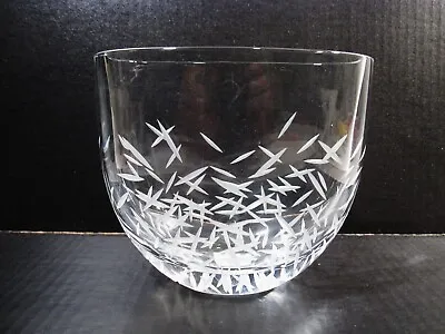 Vtg Kate Spade Lenox Crystal Beacon Street Frost Oval Vase 6379184 • $31.99