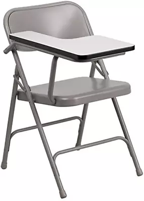Premium Steel Folding Right Handed Tablet Arm Chair • $76.99