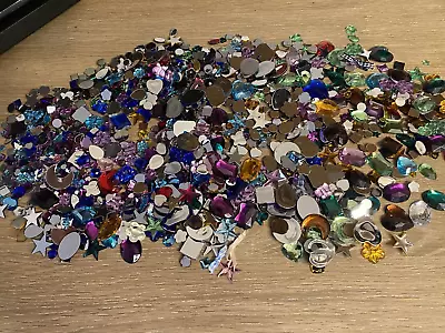 Craft Room Clearout- Large Bundle Of Card Embellishments - Weight Is Over 400g • £4